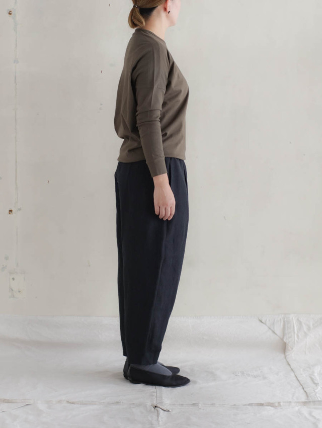 Atelier d'antan アトリエ ダンタン｜Bol（ダークグレー）ウールリネン