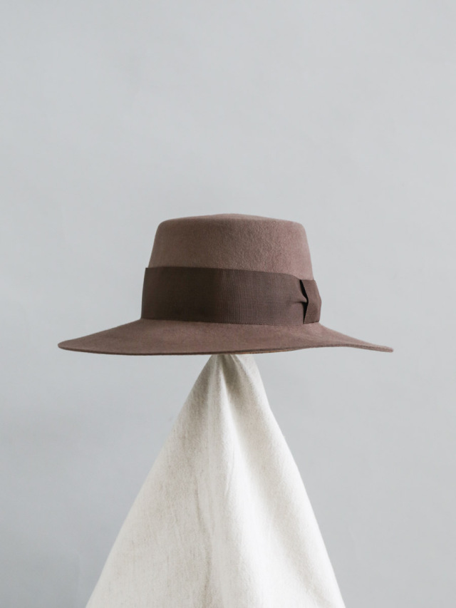 coeur クール / ウールハット BROWN