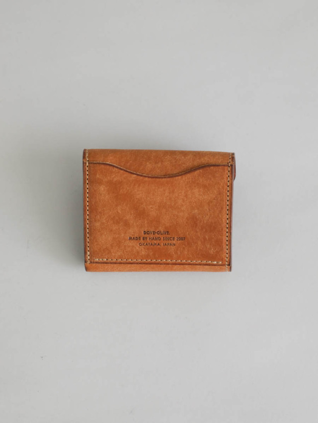 新品☆Dove&Olive/ケース キャメル Dove&Olive ダブ&オリーブ｜ミニウォレット CC5F Camel