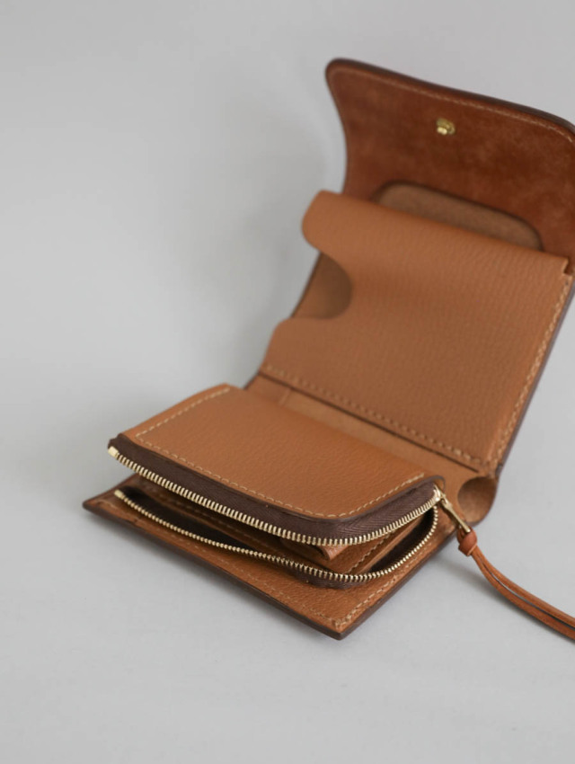 Dove&Olive ダブ&オリーブ|ミニウォレット CC5F Camel Dove&Olive ダブ&オリーブ|ミニウォレット CC5F Camel