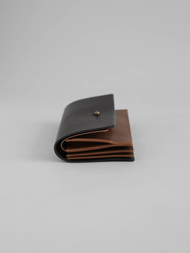 forme フォルメ｜ロングウォレット（black）Liscio