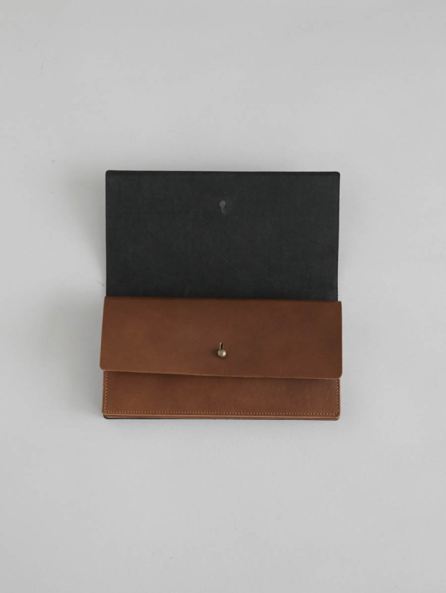 forme フォルメ｜ロングウォレット（black）Liscio