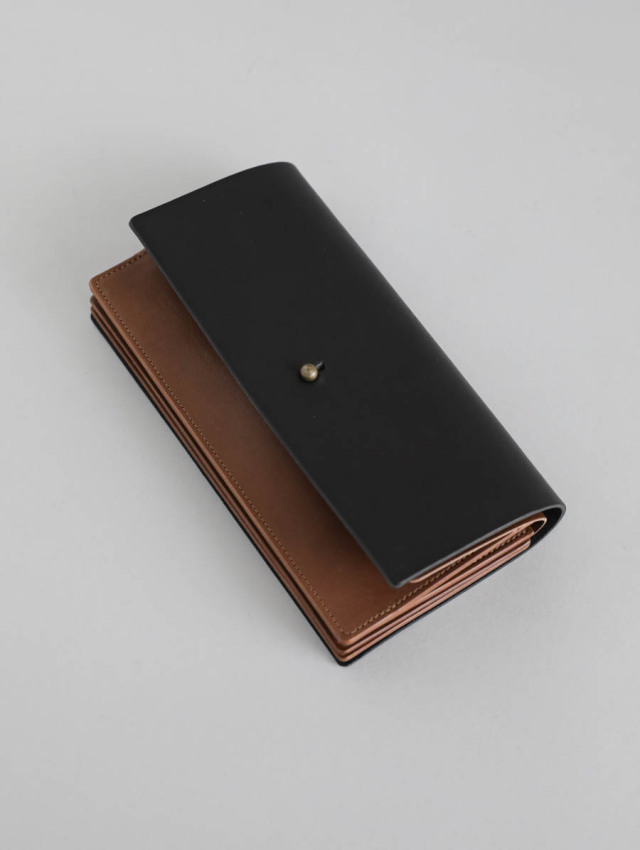 forme フォルメ｜ロングウォレット（black）Liscio