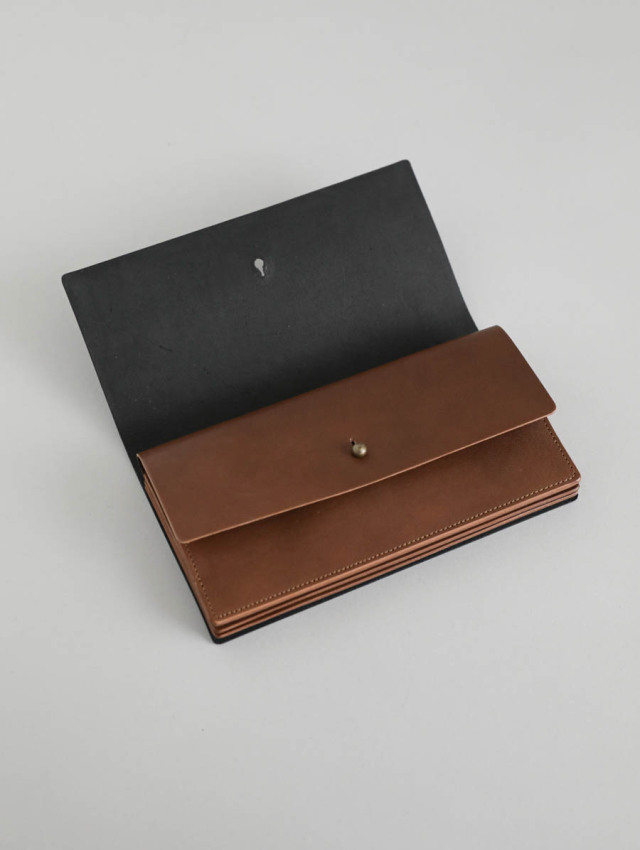 forme フォルメ｜ロングウォレット（black）Liscio