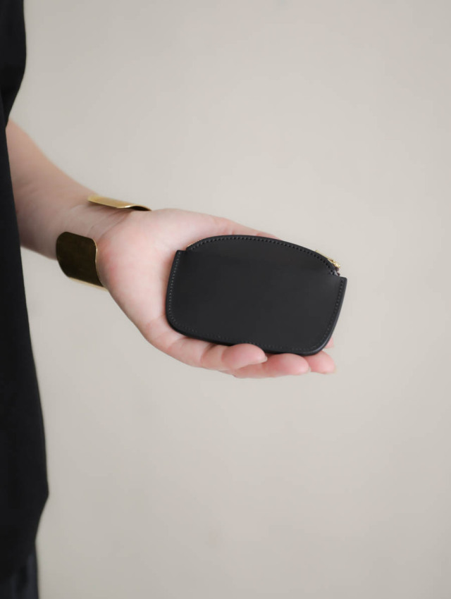 forme (フォルメ) Coin purse black forme フォルメ】Coin purse Black - THIRTY' THIRTY' STORE