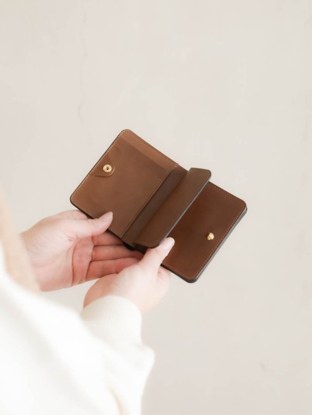 ⭐️未使用⭐️forme Post Wallet Ebano×Brown ILCEA forme Post Wallet (ILCEA Ebano×DOUBLE) – RECTOHALL