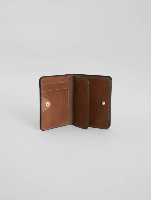 forme フォルメ｜Post wallet ILCEA（black×brown）ポストウォレット