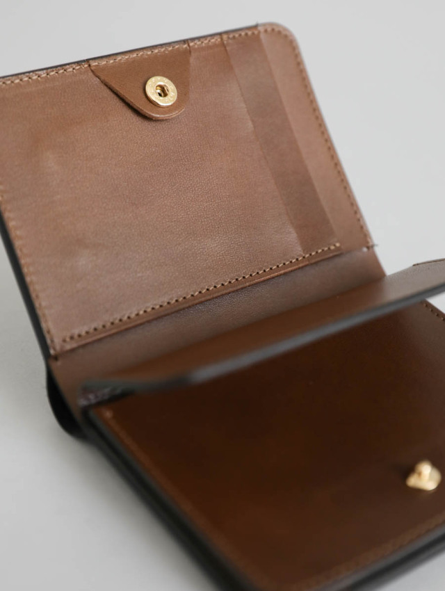 forme フォルメ｜Post wallet ILCEA（black×brown）ポストウォレット