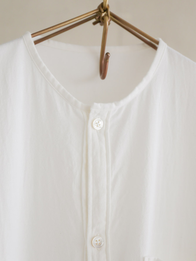 ゴーシュ コットンウールビエラワンピース ホワイト