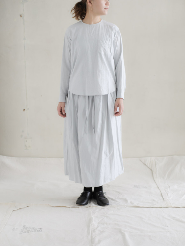 ゴーシュ コットンウールビエラスカート ライトブルー