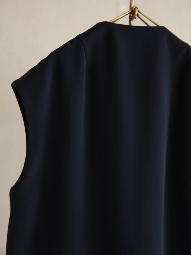 ゴーシュ / ストレッチブラックベスト ネイビー 