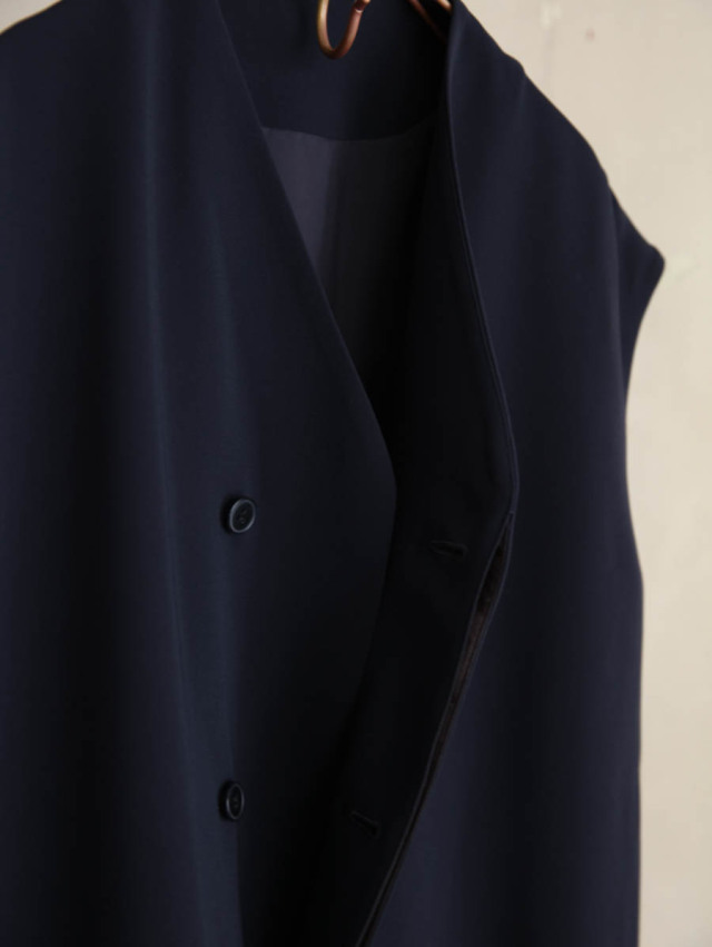 ゴーシュ / ストレッチブラックベスト ネイビー 