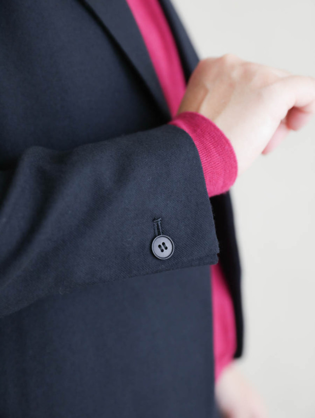 ゴーシュ｜ミルドガーゼジャケット ネイビー