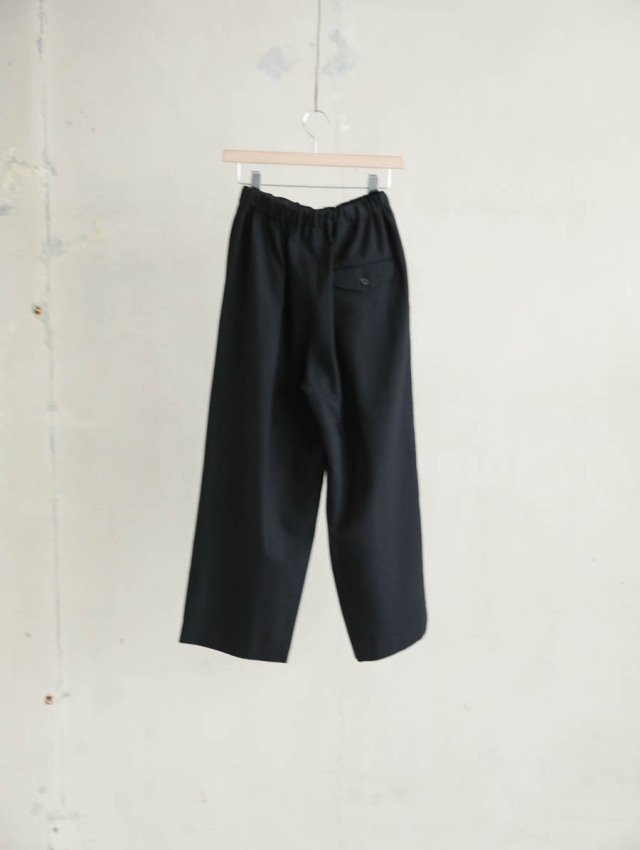 ゴーシュ｜ミルドガーゼワイドパンツ ブラック