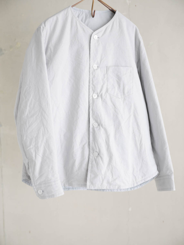 ゴーシュ｜ダウンシャツ（ライトグレー）