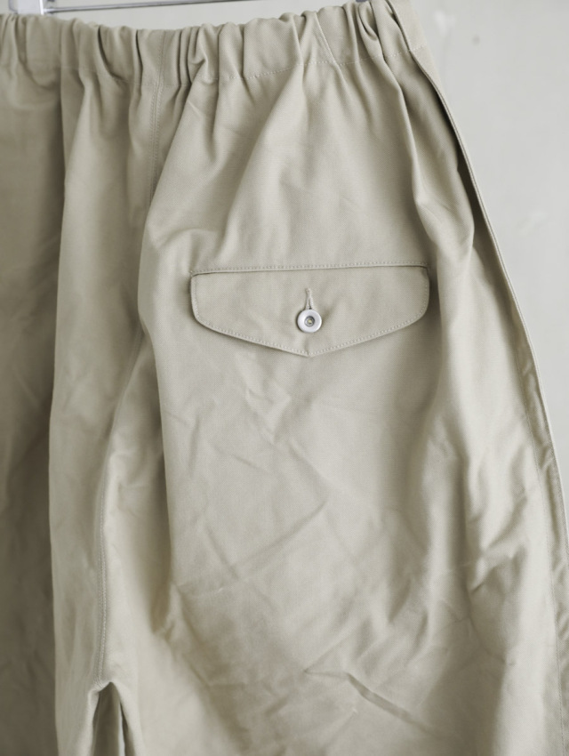 ゴーシュ｜オーガニックダックカーブパンツ（ベージュ）