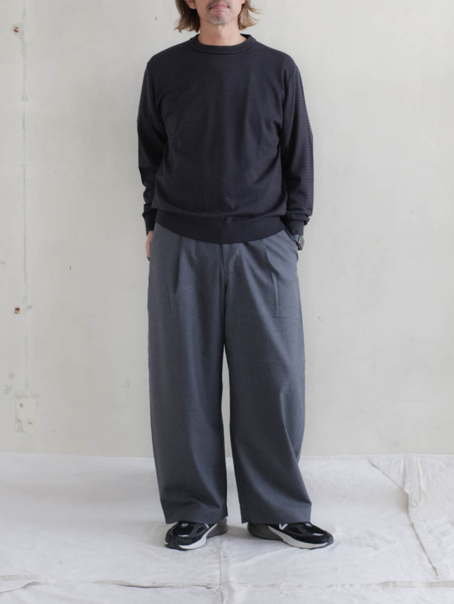 HEUGN ユーゲン / Roger Boader Wool T ブラック 