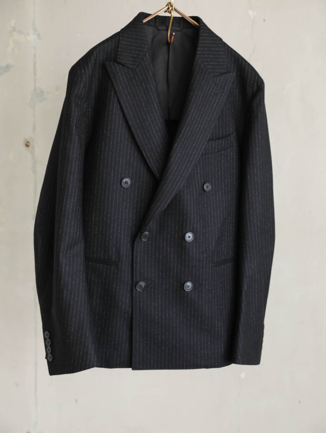 HEUGN ユーゲン / Adam CH STRIPE ブラック