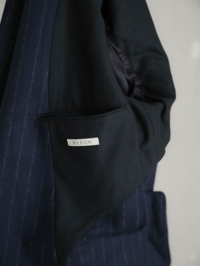 HEUGN ユーゲン｜Adam Wide Stripe（ネイビー）