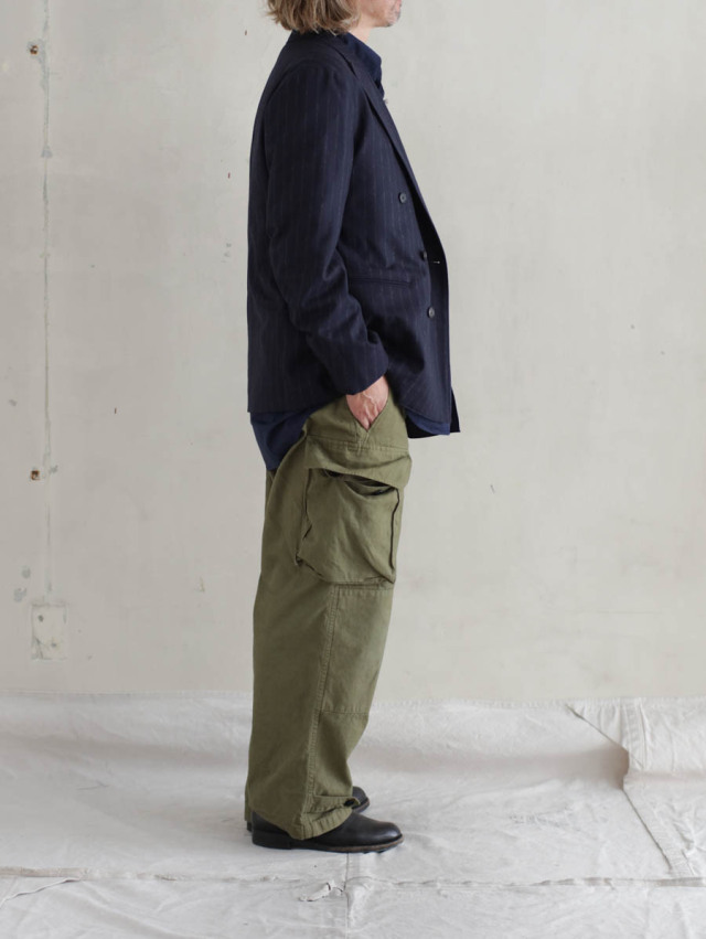 HEUGN ユーゲン｜Adam Wide Stripe（ネイビー）