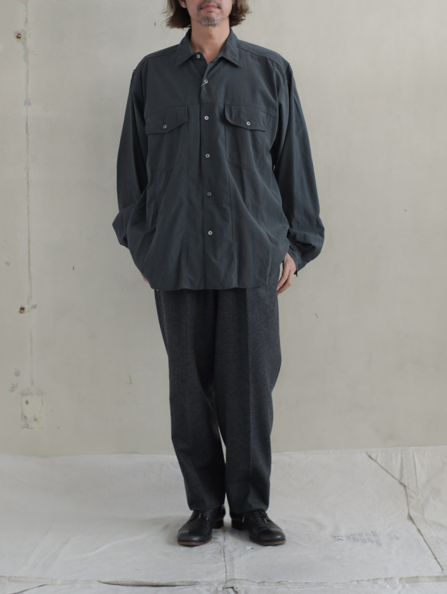 HEUGN ユーゲン / Bobby solid wool グレー 