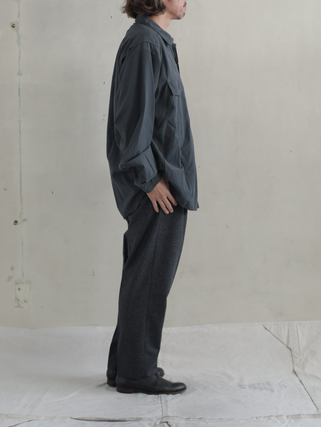 HEUGN ユーゲン / Bobby solid wool グレー