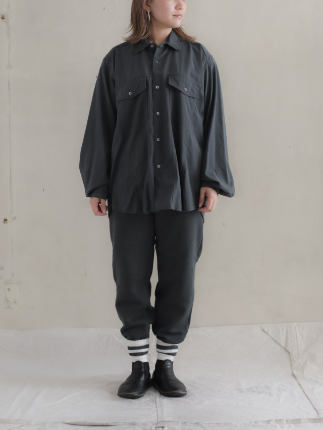 HEUGN ユーゲン / Bobby solid wool グレー 