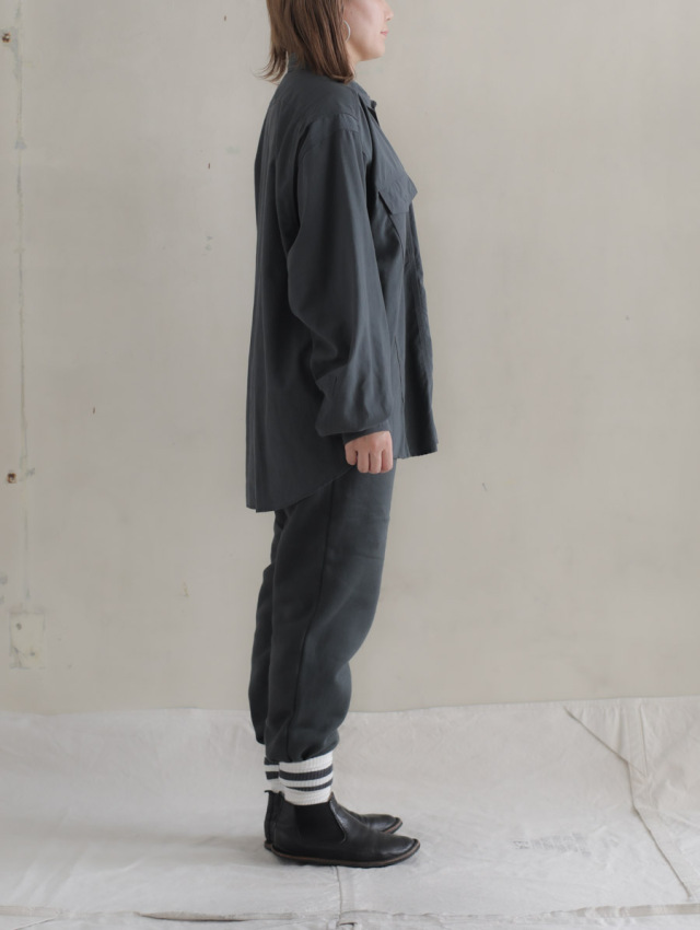 HEUGN ユーゲン / Bobby solid wool グレー 