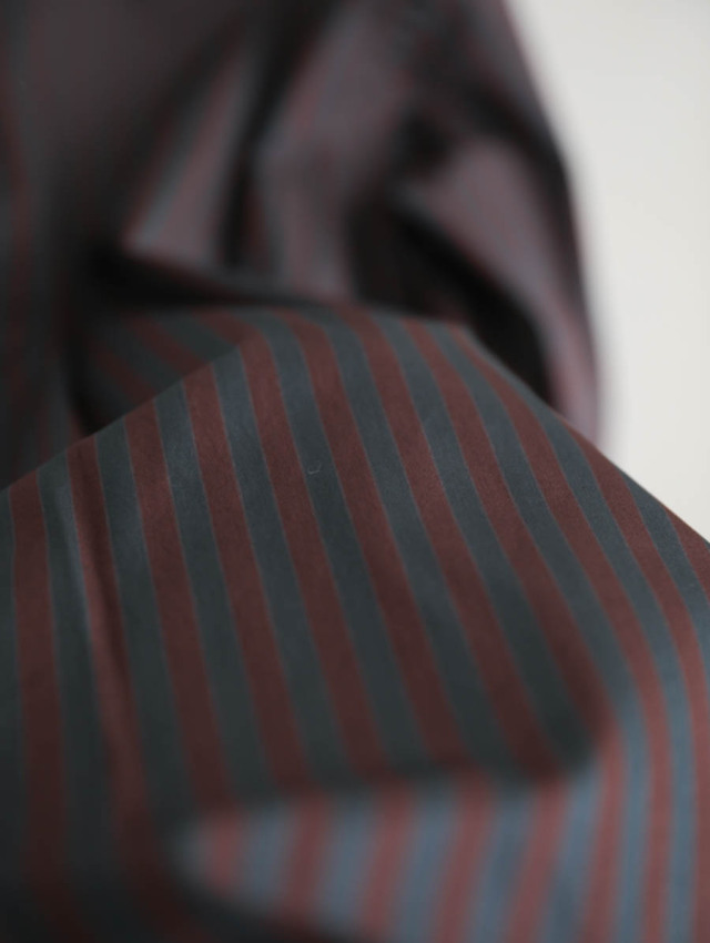 HEUGN ユーゲン｜ALAN SHIRTS over dyed ブラウン