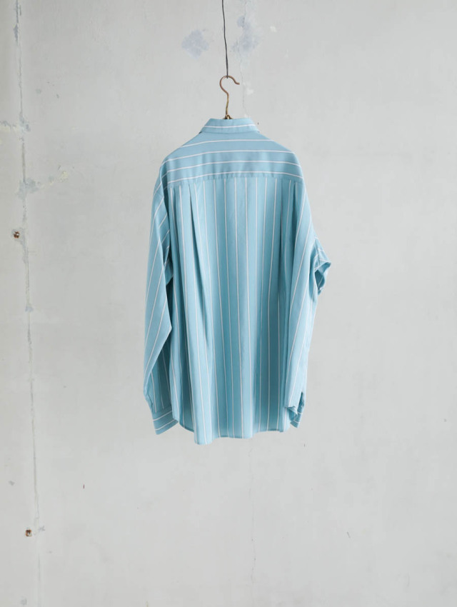 HEUGN ユーゲン｜ALF SILK Green stripe