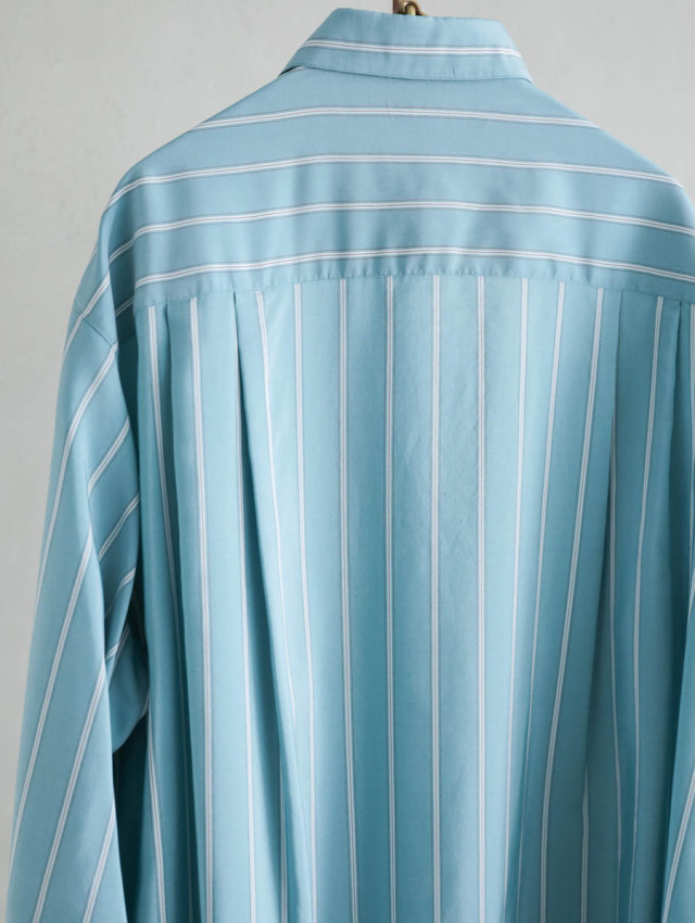 HEUGN ユーゲン｜ALF SILK Green stripe