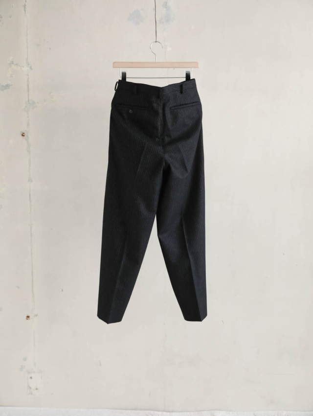 ユーゲン ブラック George” 2 PLEATED TROUSERS 極美品 HEUGN George  