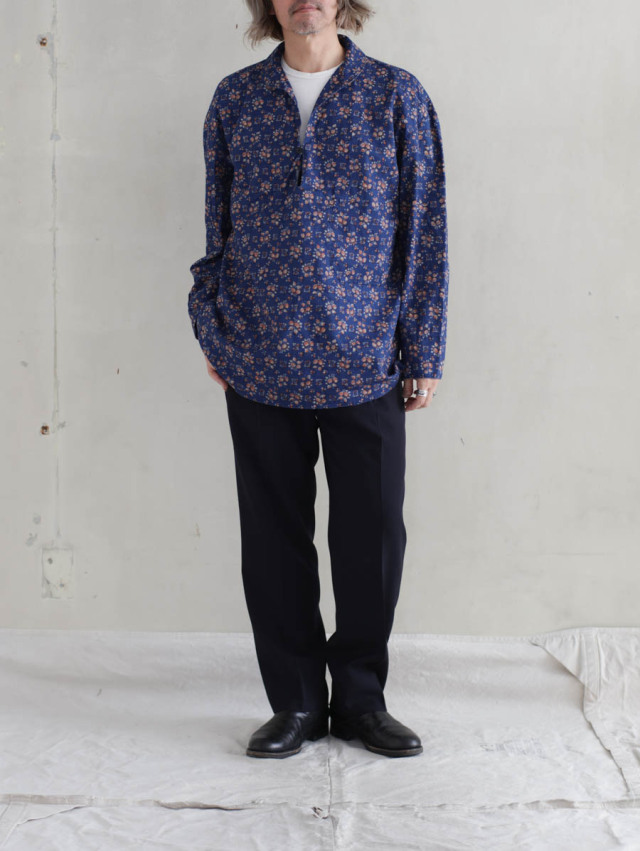 HEUGN ユーゲン｜UTAH FRENCH TROUTERS ネイビー