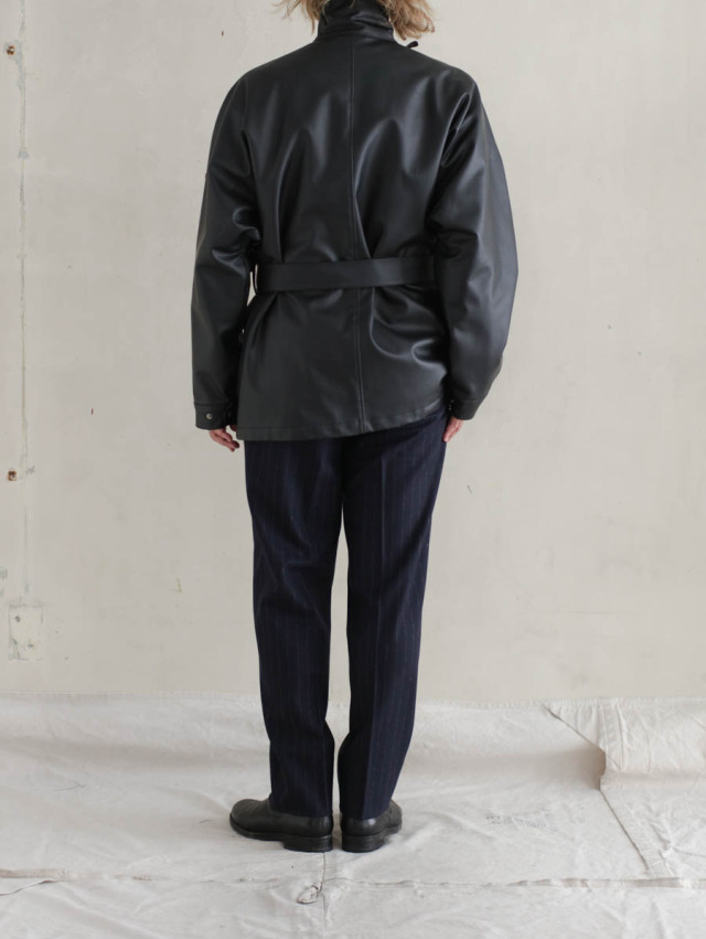 HEUGN ユーゲン|Aaron Wide Stripe(ネイビー) HEUGN ユーゲン|Aaron Wide Stripe(ネイビー)