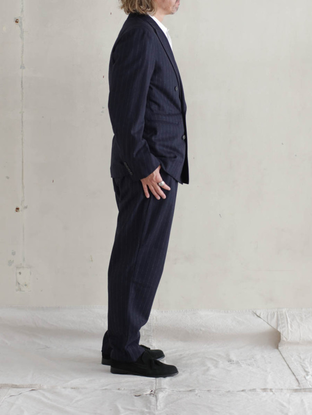 HEUGN ユーゲン｜Cooper Wide Stripe（ネイビー）