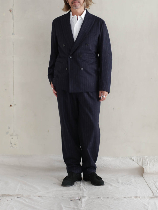 HEUGN ユーゲン｜Cooper Wide Stripe（ネイビー）