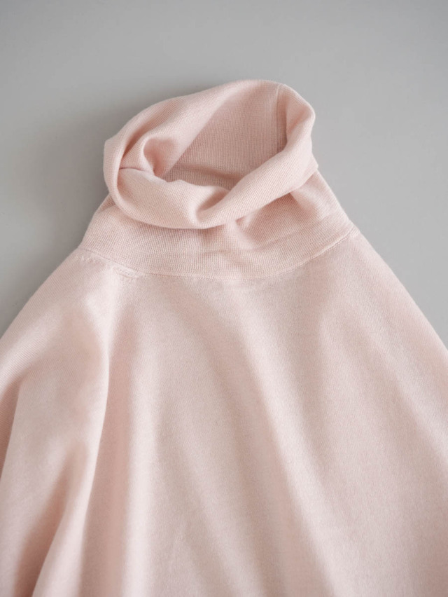 humoresque ユーモレスク / sail turtleneck knit ベビーピンク