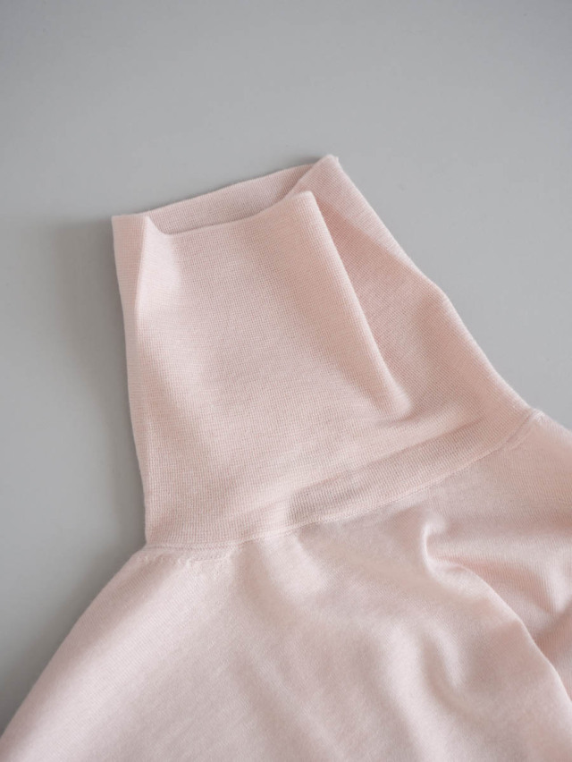 humoresque ユーモレスク / sail turtleneck knit ベビーピンク