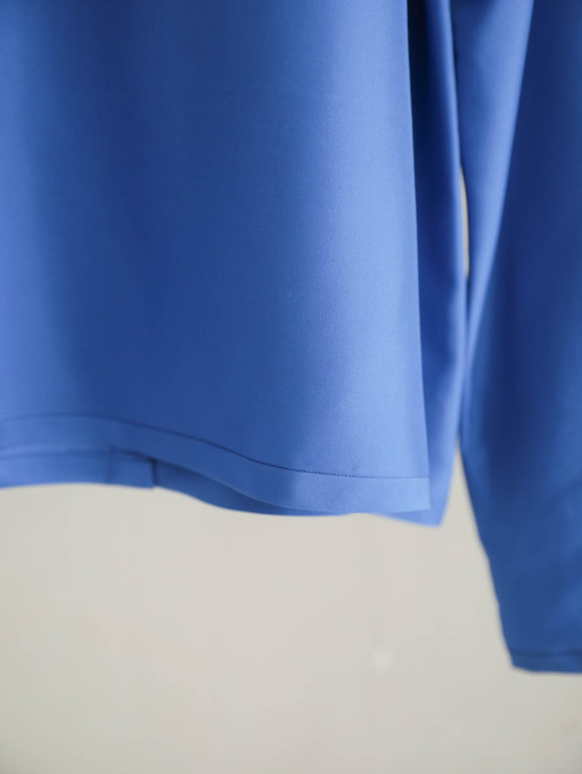 humoresque ユーモレスク｜crewneck blouse ブルー