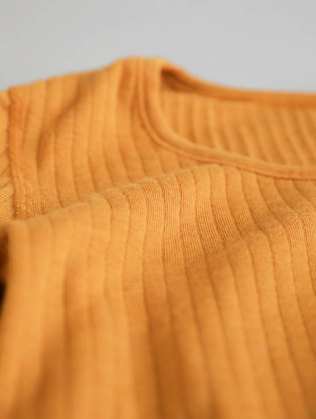 【新品タグ付】yori ヨリ ループプルオーバー 36 ライトイエロー 長袖 中古・古着通販】YORI (ヨリ) ティアードロングブラウス ライトグレー