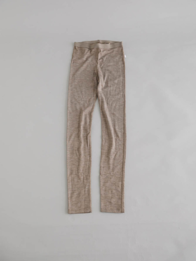 joha ヨハ｜ウールシルクメランジレディースレギンス