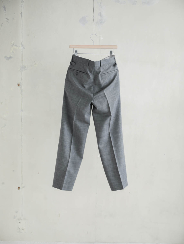 MAATEE&SONS FOREVER SLACKS 25ss グレー forever slacks (grey chambray)