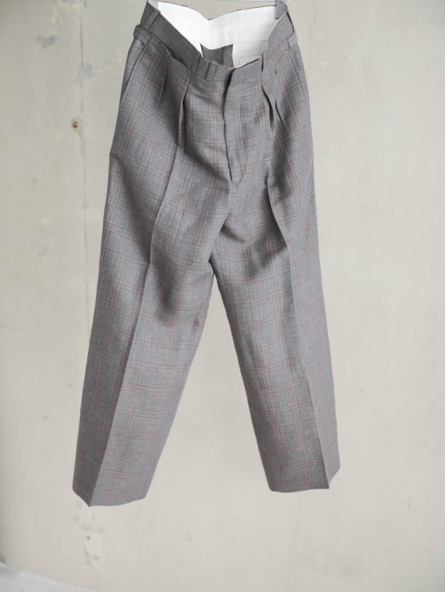 MAATEE&SONS マーティーアンドサンズ｜JEFFELY RAYONE LINEN シャークpane