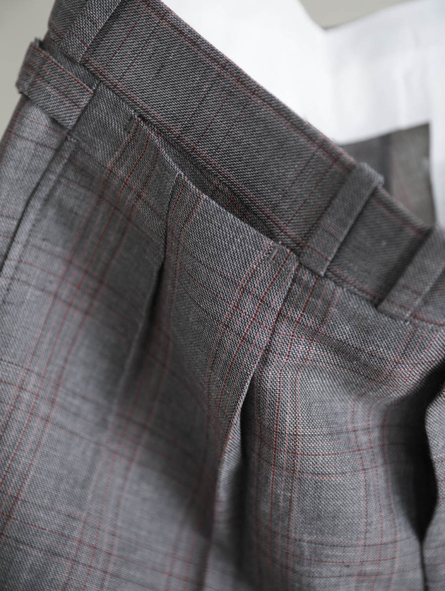 MAATEE&SONS マーティーアンドサンズ｜JEFFELY RAYONE LINEN シャークpane