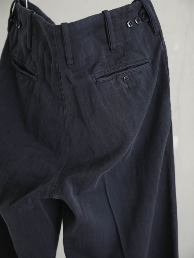 MAATEE&SONS マーティーアンドサンズ｜CHINO TROUSER ドゥルン ブラック