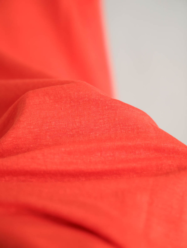 MAATEE&SONS マーティーアンドサンズ｜LINEN L/SLEEVE BOAT TEE オレンジ