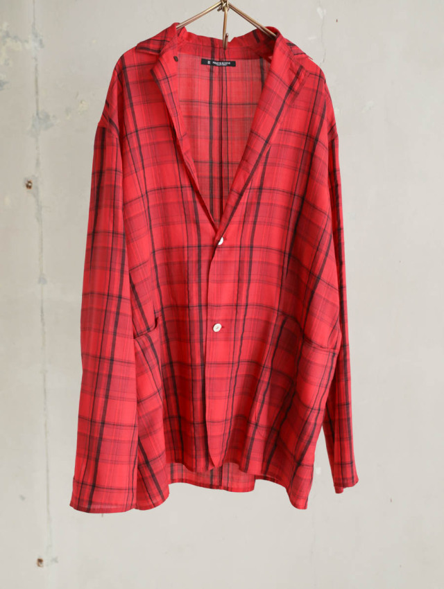 MAATEE&SONS マーティーアンドサンズ｜折って折ってJACKET HWOOL CECK