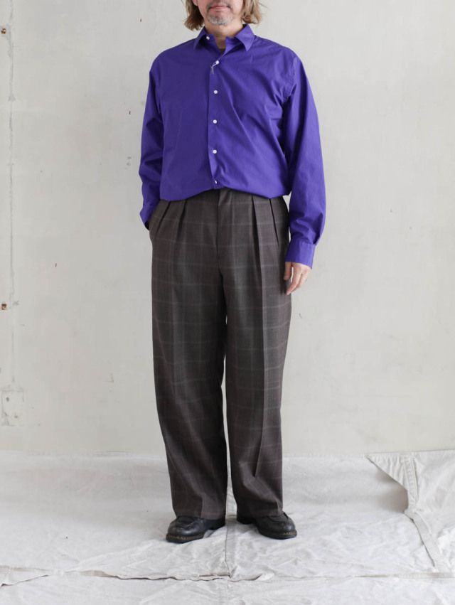 MAATEE&SONS マーティーアンドサンズ｜JEFFERLY（杢 brwn check）