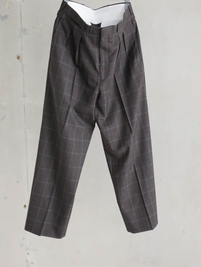 MAATEE&SONS マーティーアンドサンズ｜JEFFERLY（杢 brwn check）