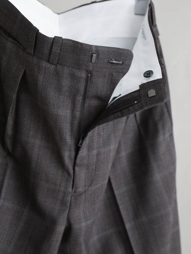 MAATEE&SONS マーティーアンドサンズ｜JEFFERLY（杢 brwn check）